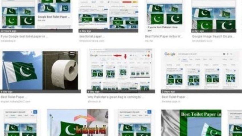 'Tuvalet kağıdı' aramasında Pakistan bayrağı