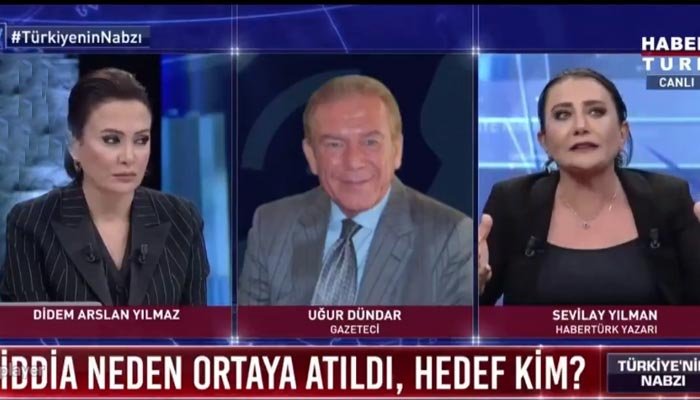 Uğur Dündar ile Sevilay Yılman canlı yayında tartıştı