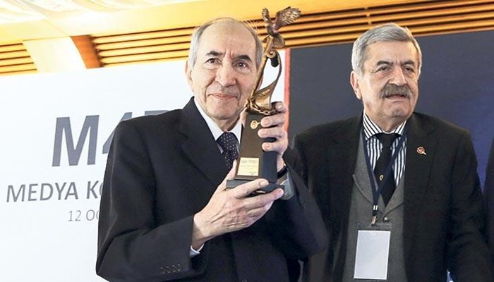 Usta gazeteciye basın onur ödülü layık görüldü...