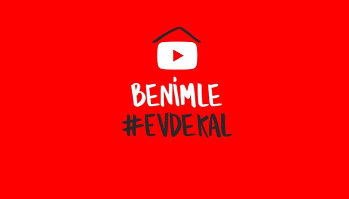 YouTube'dan ‘Benimle #EvdeKal' projesi!