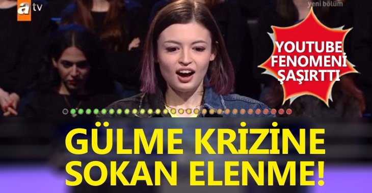 YouTuber Meryem Can'ın Kim Milyoner Olmak İster'de ikinci soruda elenmesi
