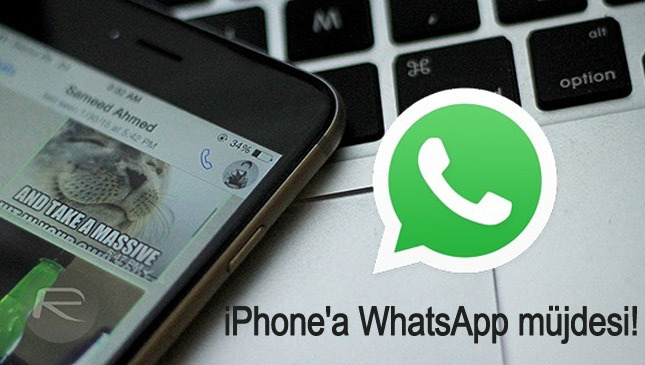iPhone için WhatsApp müjdesi!