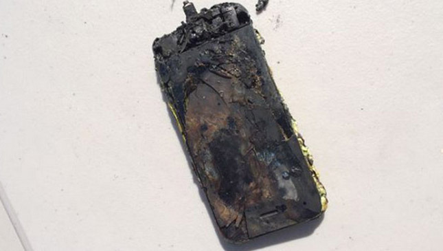 iPhone'u patlayan genç ölümden döndü