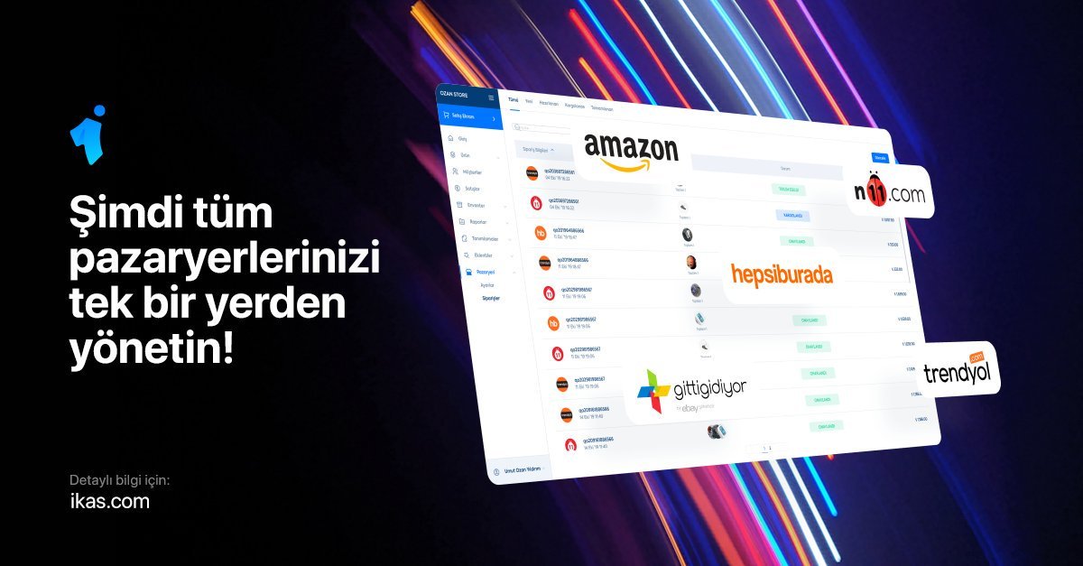 ikas Pazaryeri Entegrasyonu e-ticarette pazaryeri yönetimini kolaylaştırıyor