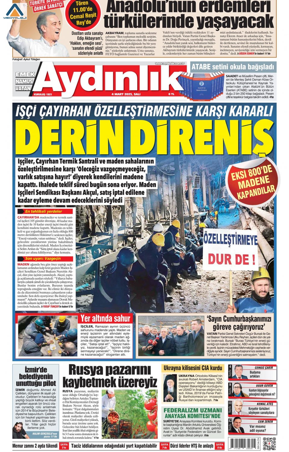 Aydınlık Gazetesi