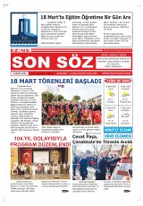 Ezine Son Söz Gazetesi Gazetesi