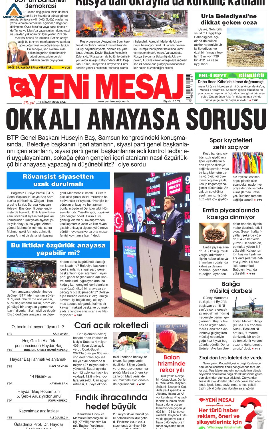 Yeni Mesaj