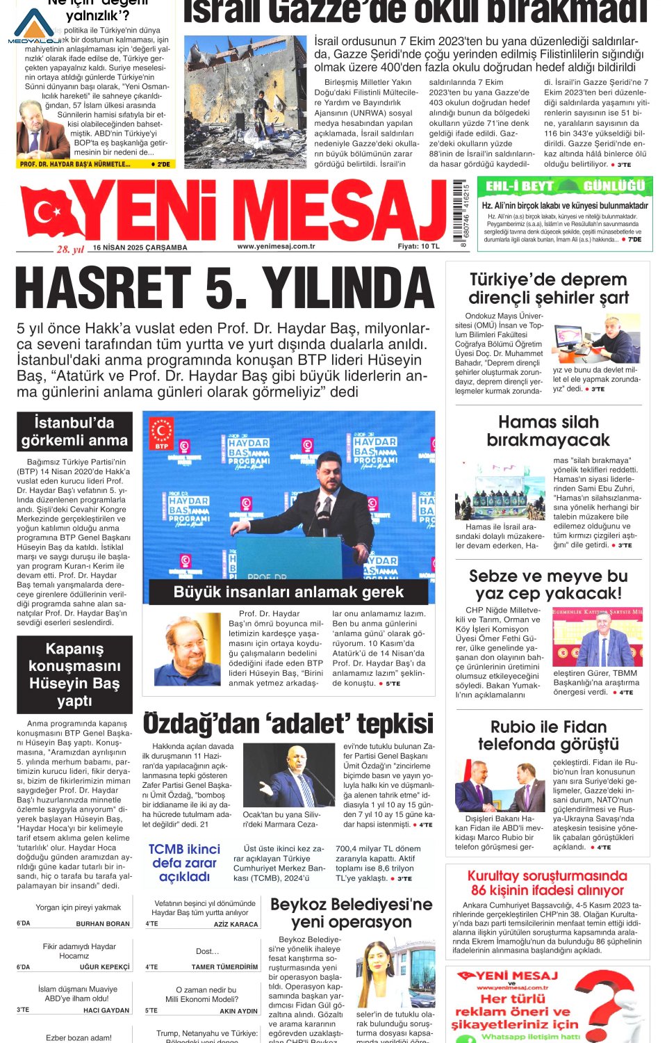 Yeni Mesaj