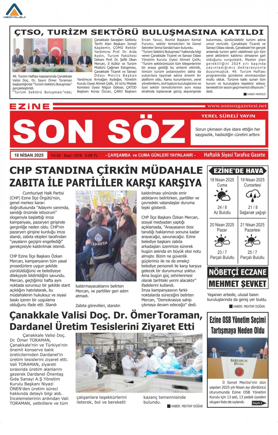 Ezine Son Söz Gazetesi