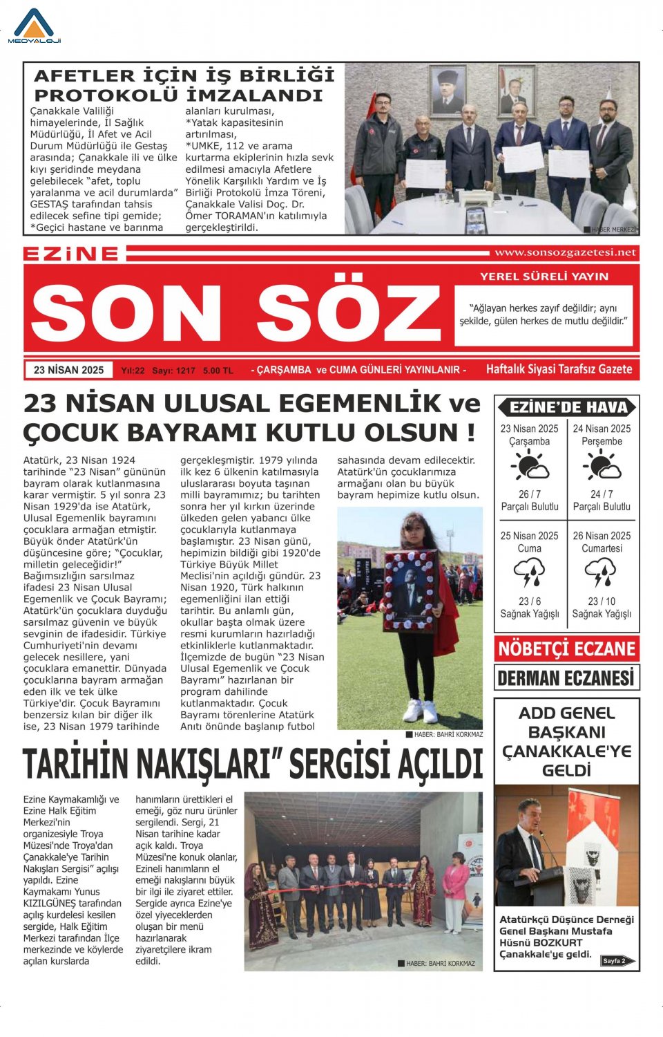 Ezine Son Söz Gazetesi
