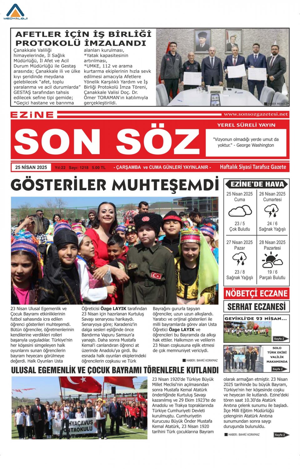 Ezine Son Söz Gazetesi