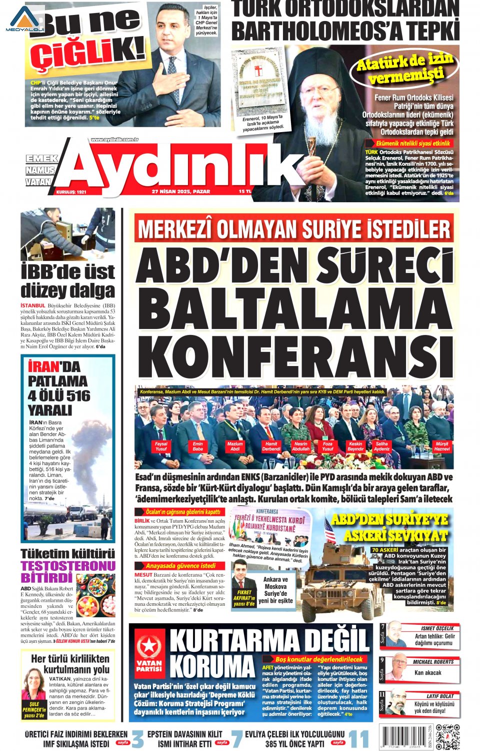 Aydınlık Gazetesi