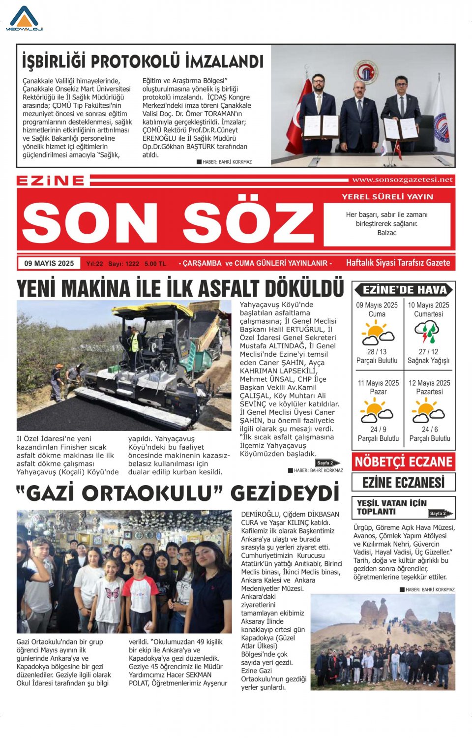 Ezine Son Söz Gazetesi