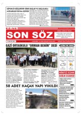 Ezine Son Söz Gazetesi Gazetesi