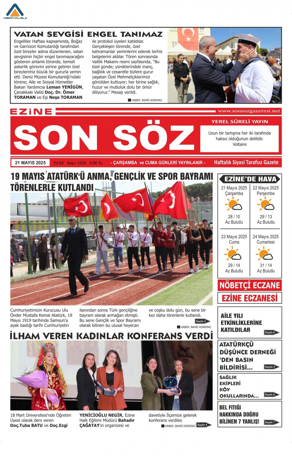 Ezine Son Söz Gazetesi
