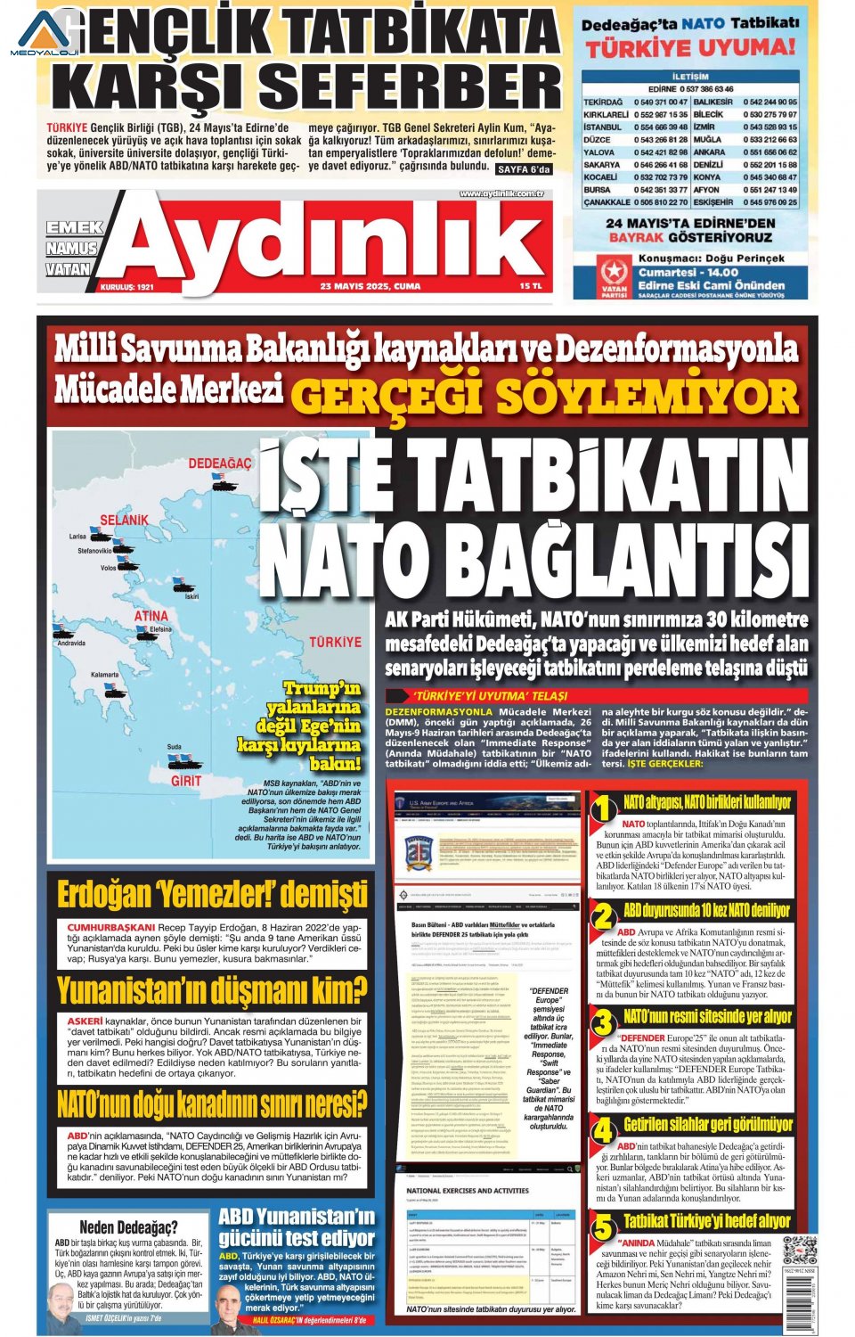 Aydınlık Gazetesi