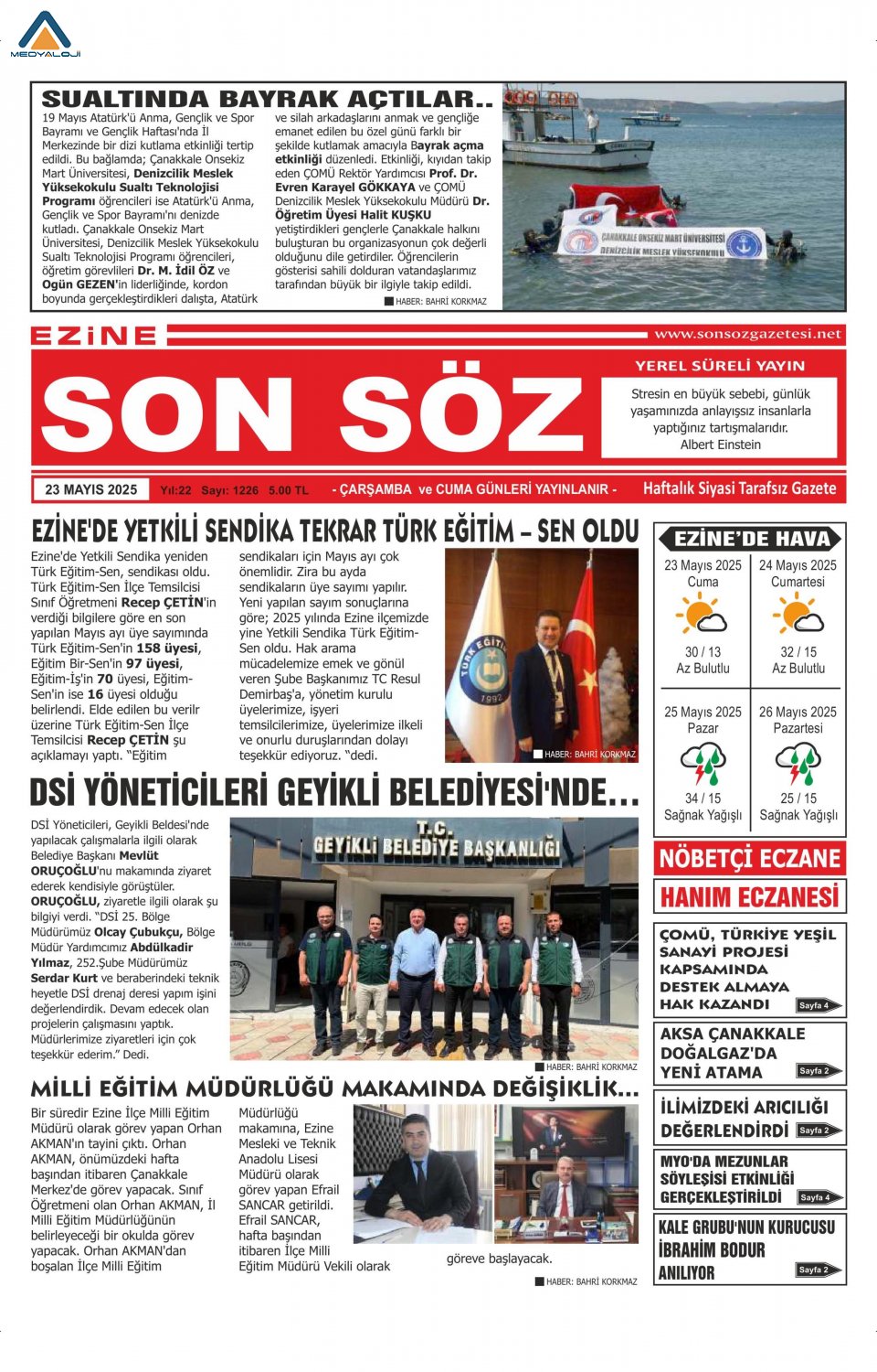 Ezine Son Söz Gazetesi