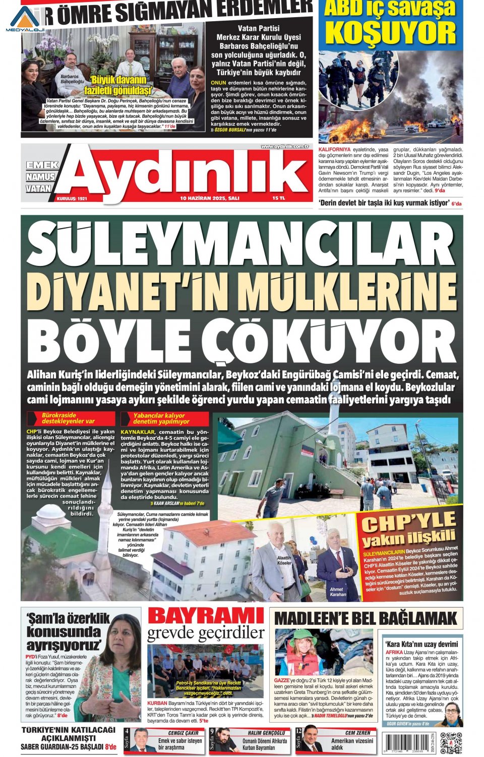 Aydınlık Gazetesi