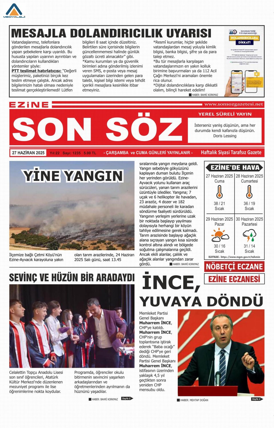 Ezine Son Söz Gazetesi