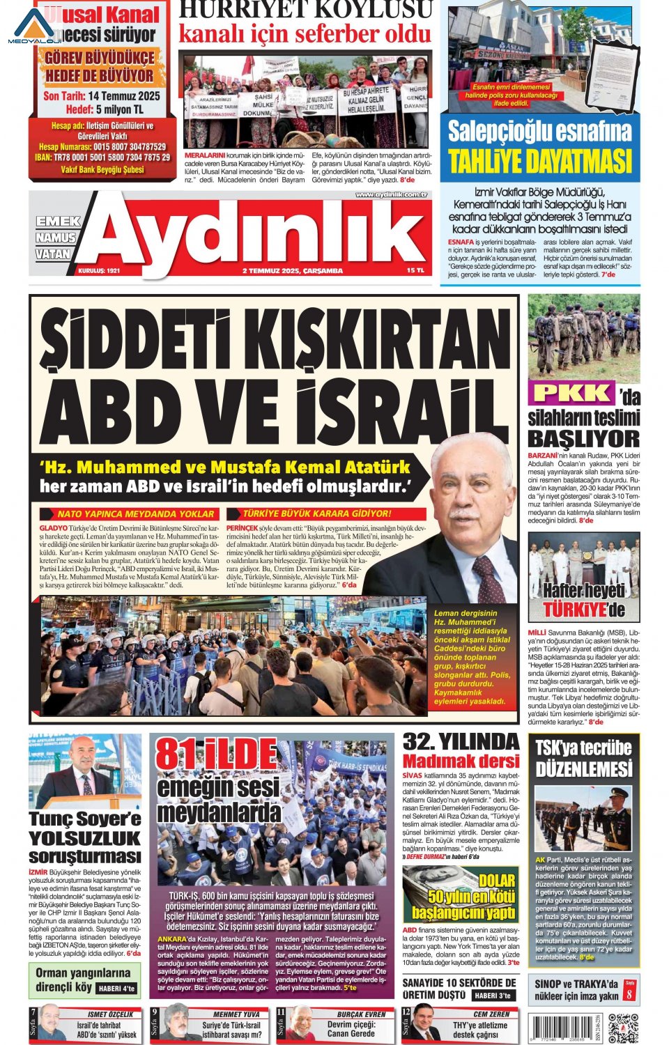 Aydınlık Gazetesi