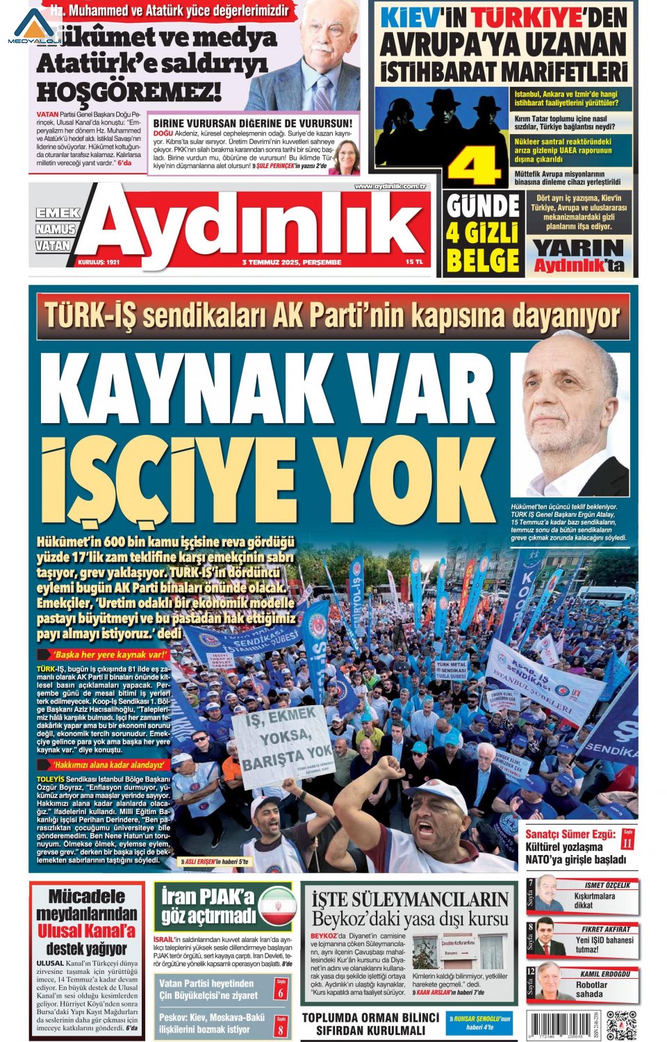 Aydınlık Gazetesi