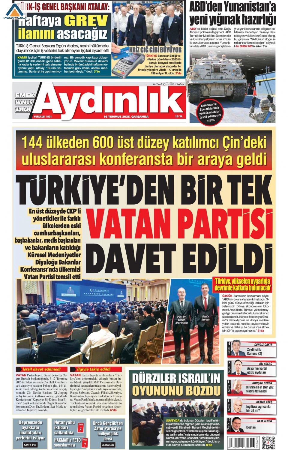 Aydınlık Gazetesi