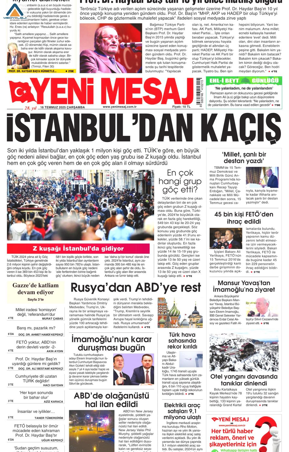Yeni Mesaj