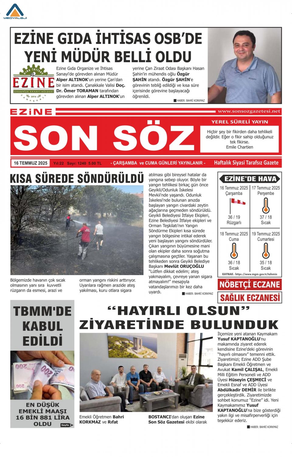 Ezine Son Söz Gazetesi