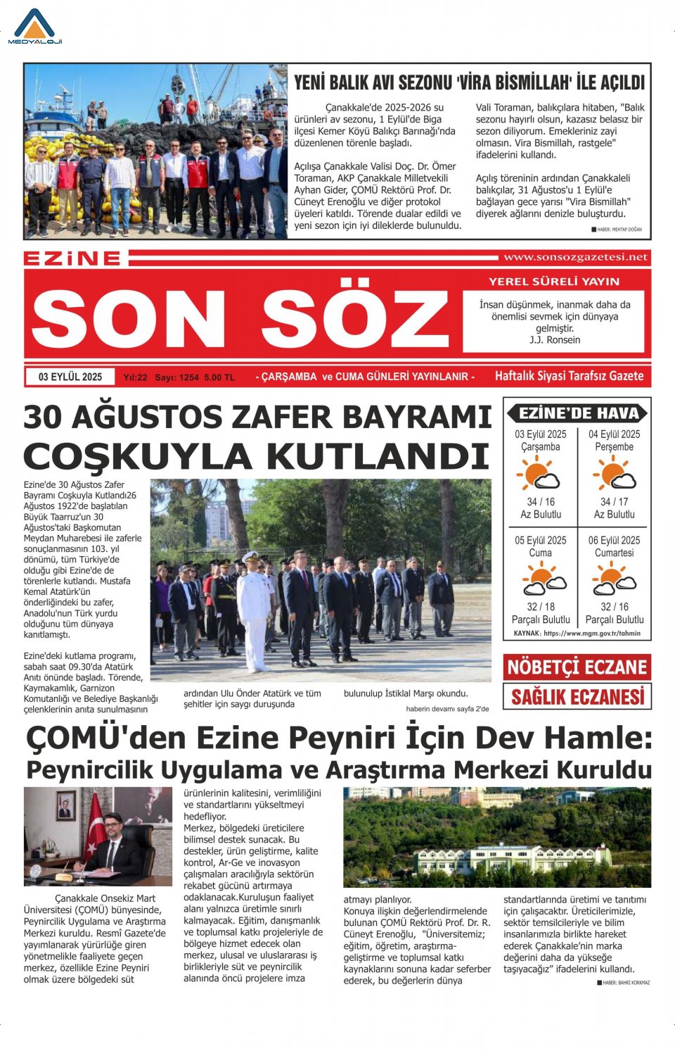 Ezine Son Söz Gazetesi