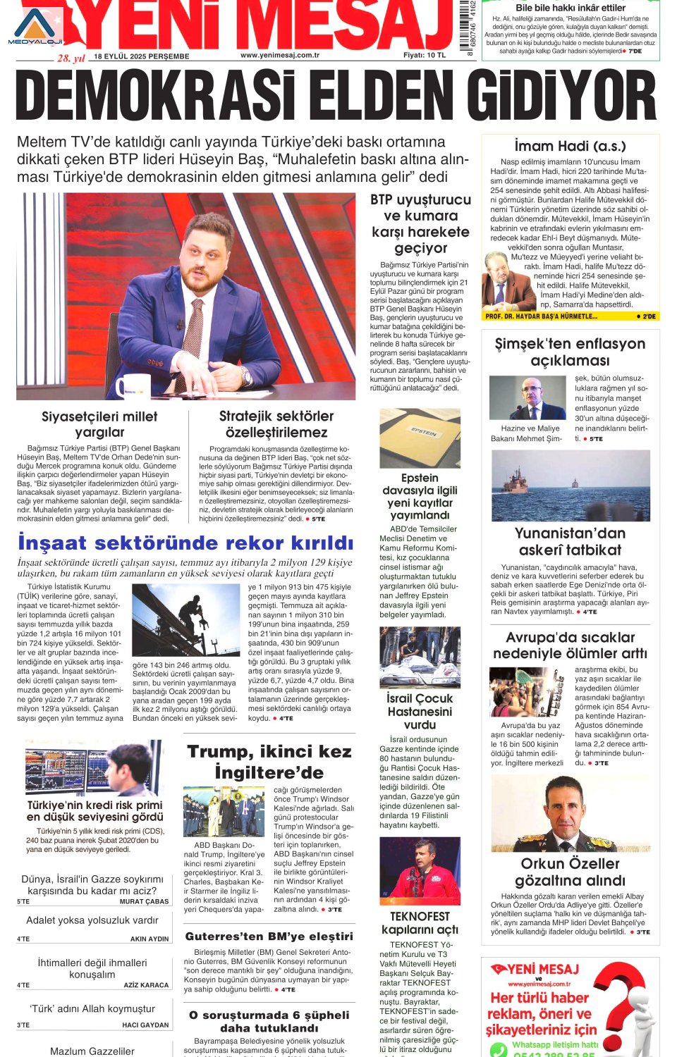 Yeni Mesaj
