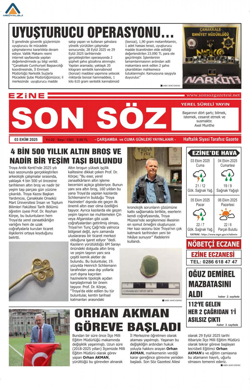 Ezine Son Söz Gazetesi