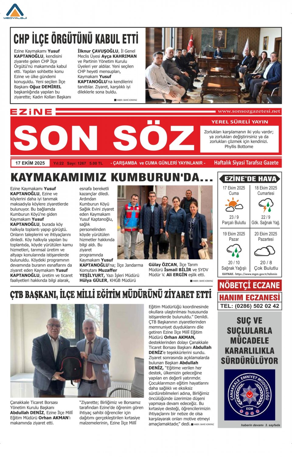 Ezine Son Söz Gazetesi