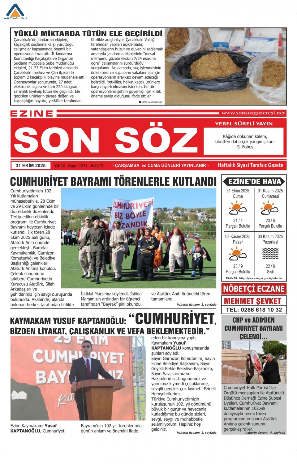 Ezine Son Söz Gazetesi