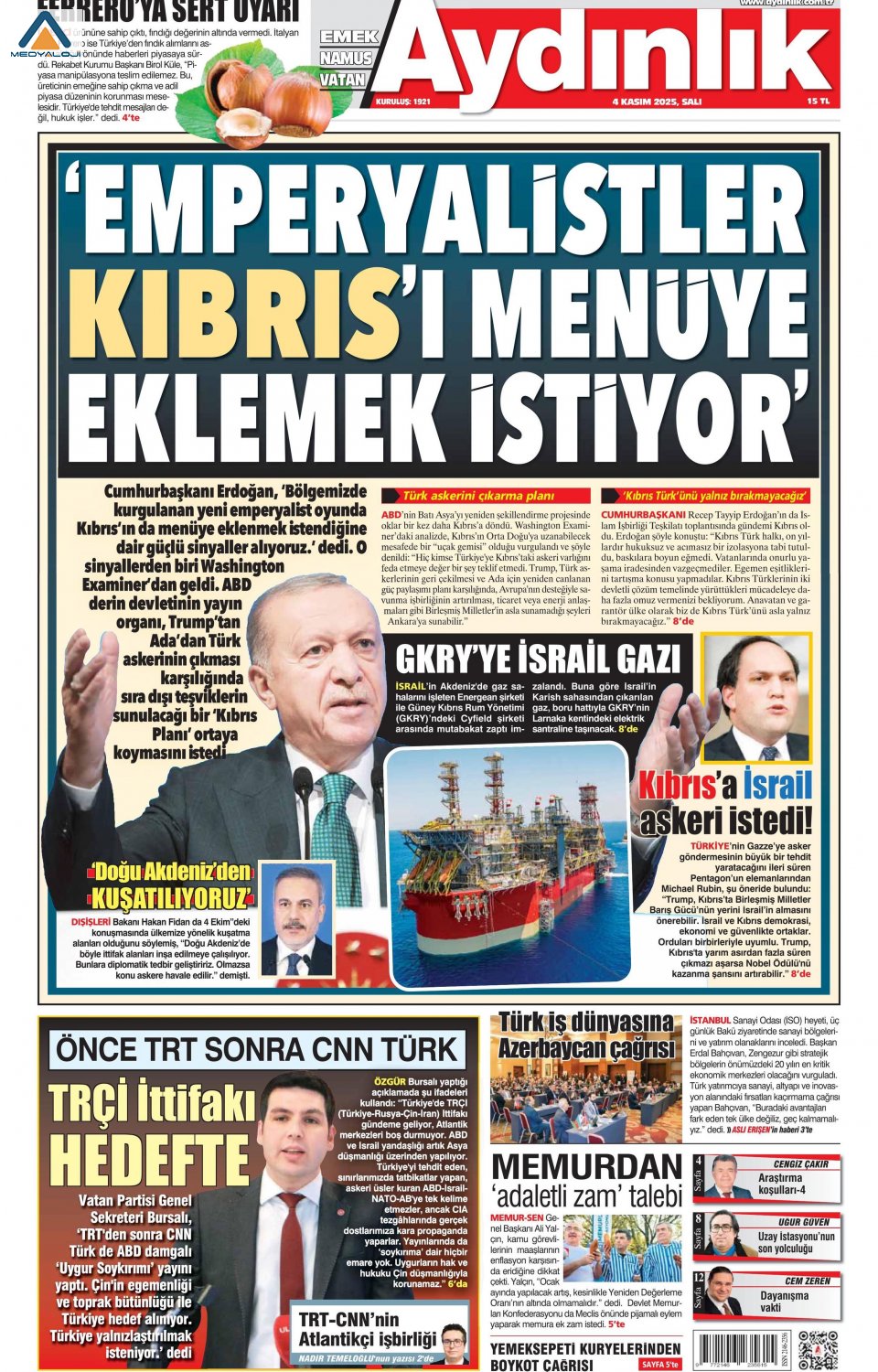 Aydınlık Gazetesi