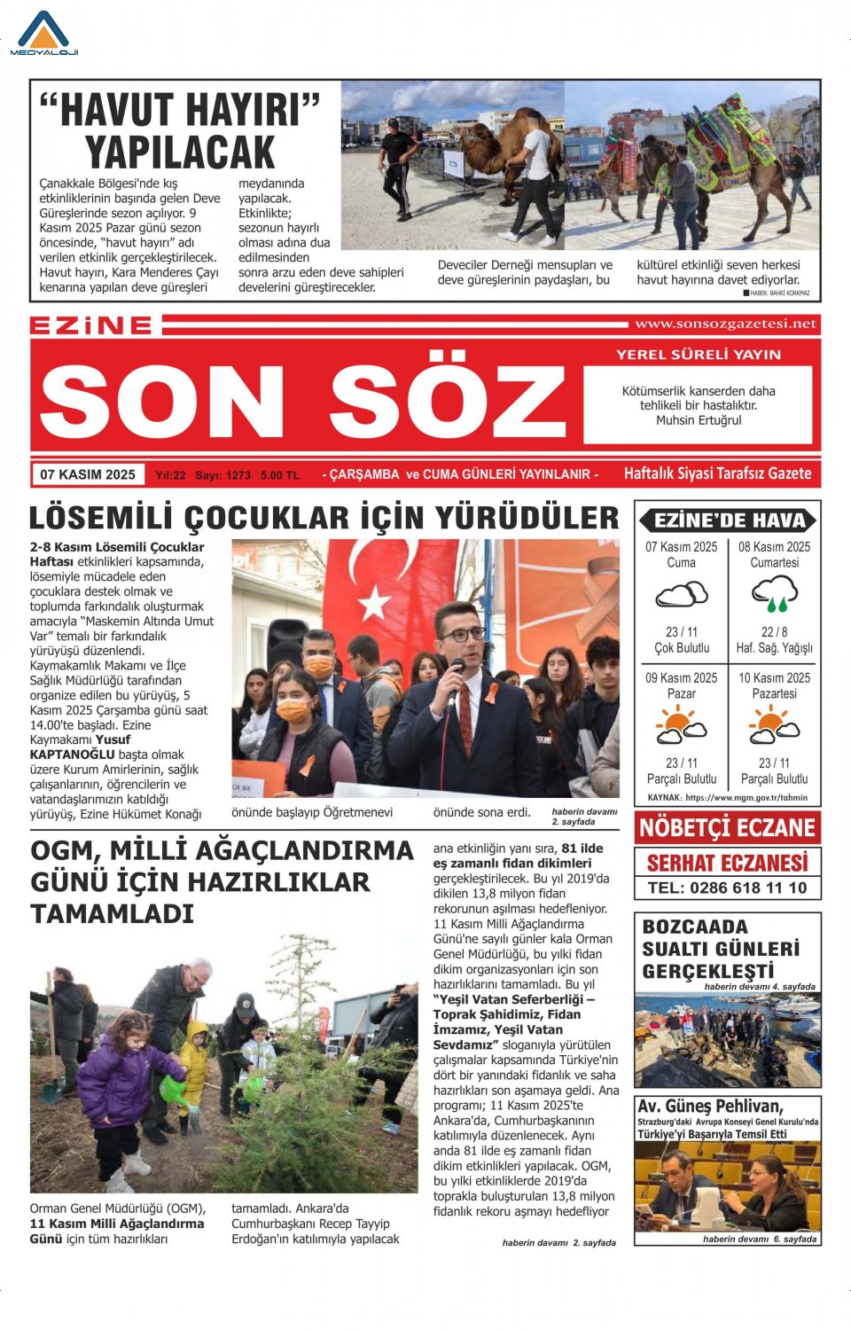 Ezine Son Söz Gazetesi