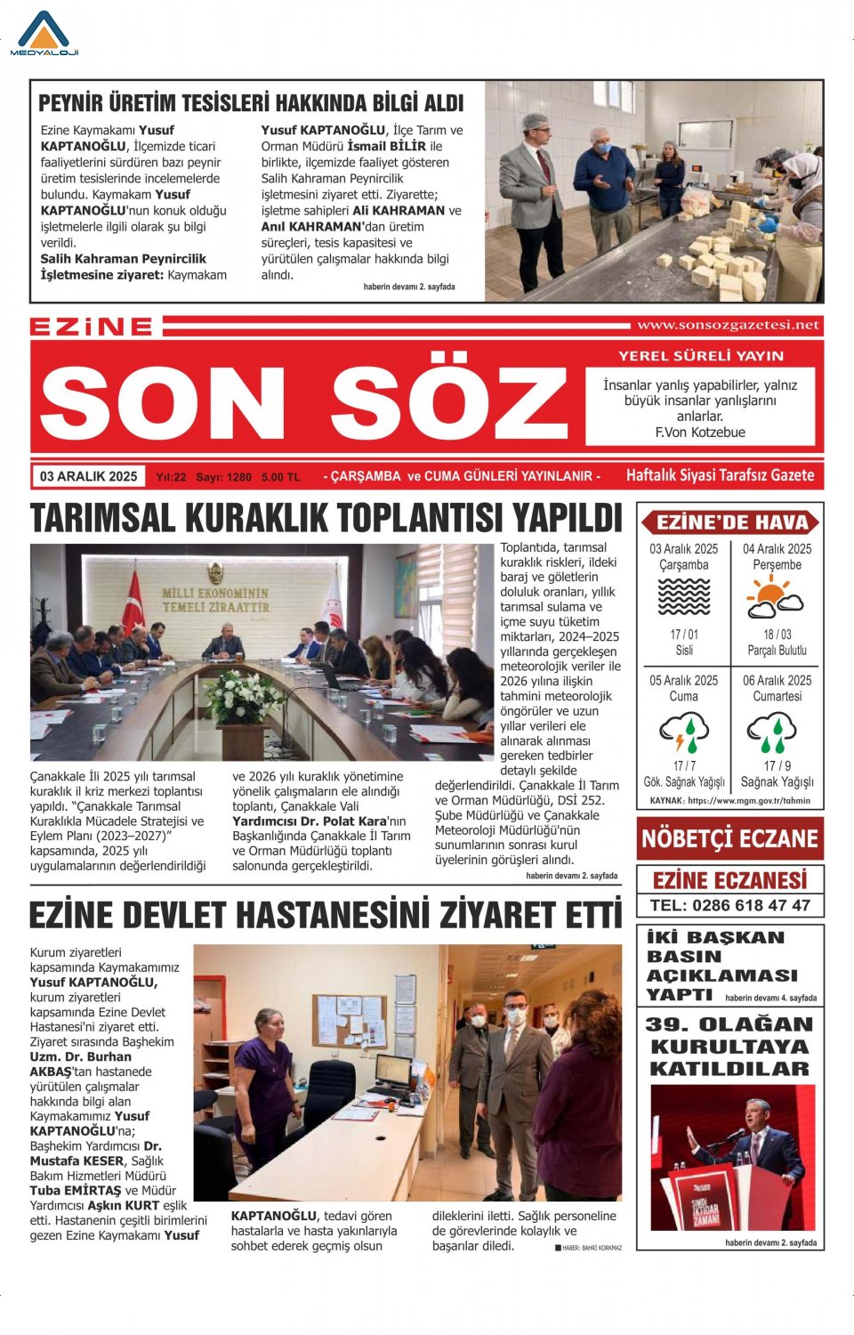Ezine Son Söz Gazetesi