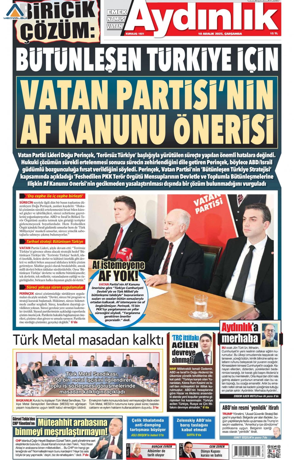 Aydınlık Gazetesi
