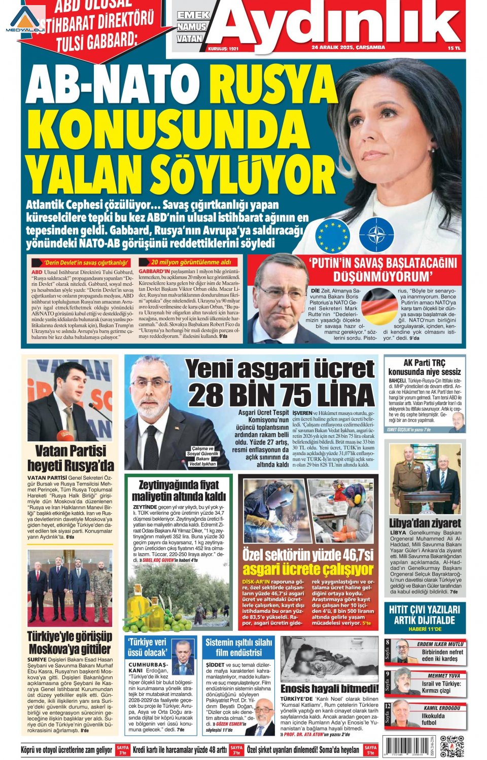 Aydınlık Gazetesi