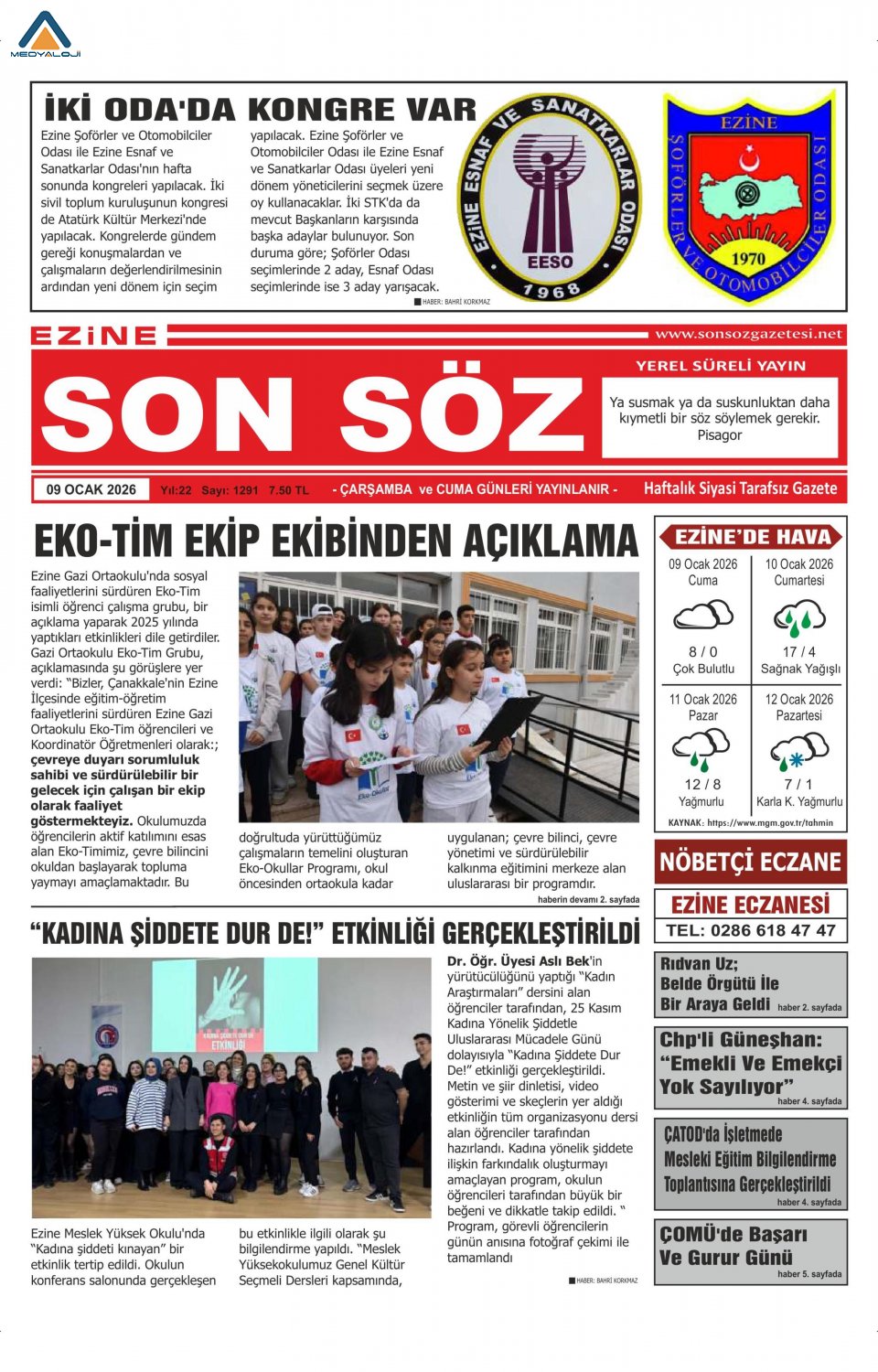 Ezine Son Söz Gazetesi