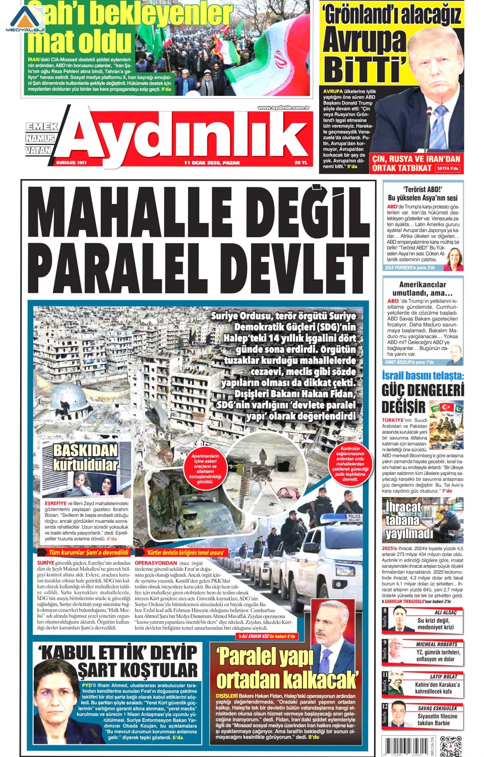 Aydınlık Gazetesi