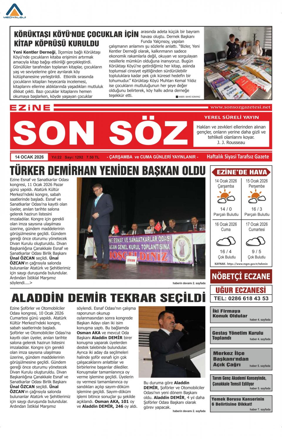 Ezine Son Söz Gazetesi