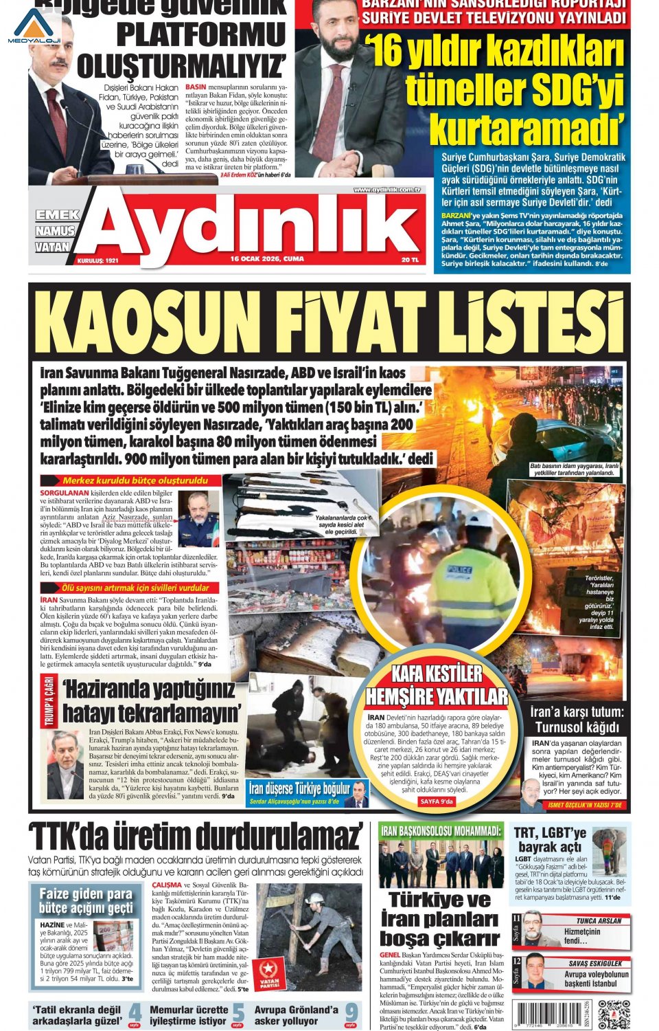 Aydınlık Gazetesi