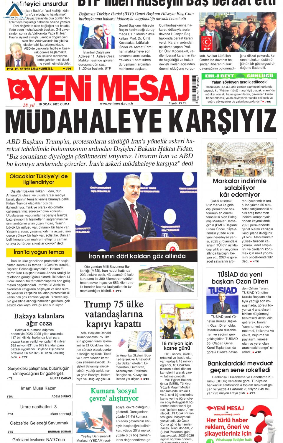 Yeni Mesaj
