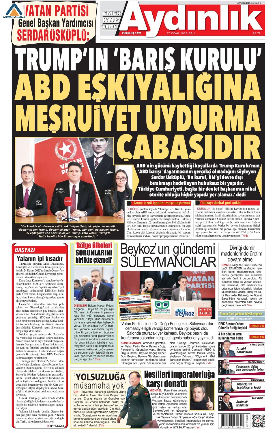 Aydınlık Gazetesi