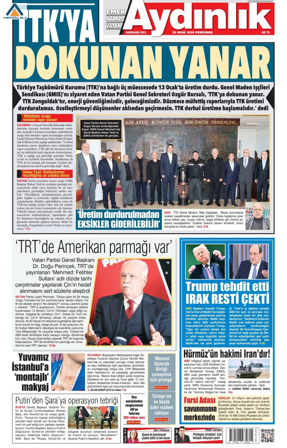 Aydınlık Gazetesi