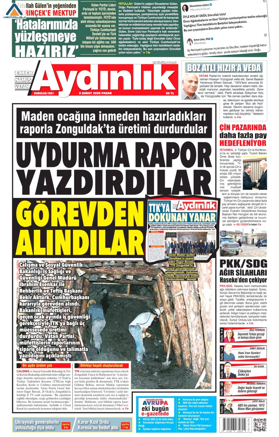 Aydınlık Gazetesi