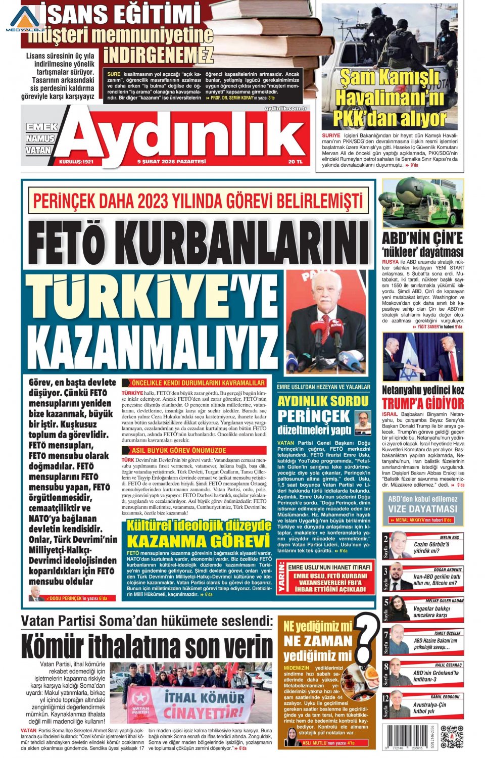 Aydınlık Gazetesi