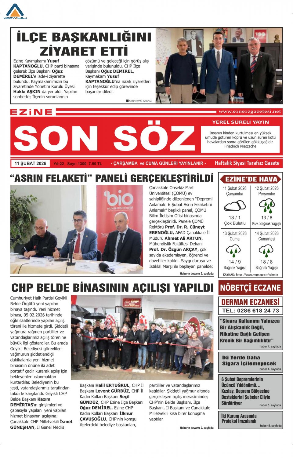 Ezine Son Söz Gazetesi