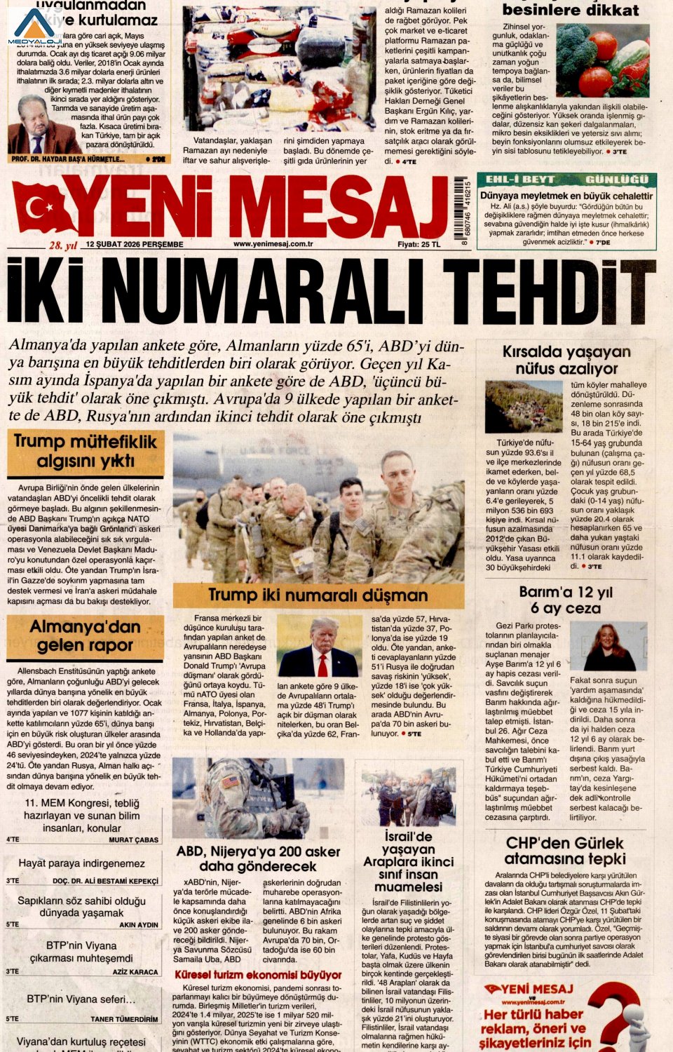 Yeni Mesaj