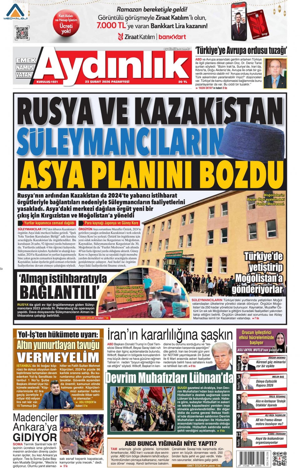 Aydınlık Gazetesi